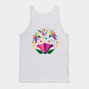 Spring Colorful Flowers by Akbaly T-Shirt Tank Top